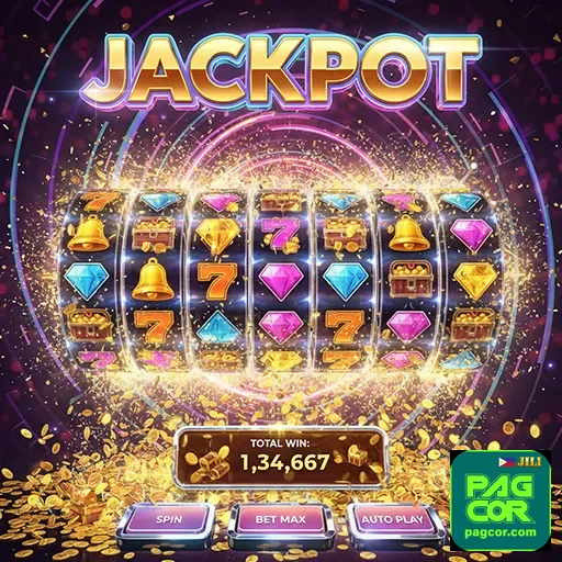 A vibrant display of top slot games available at Pagcor - pagcor